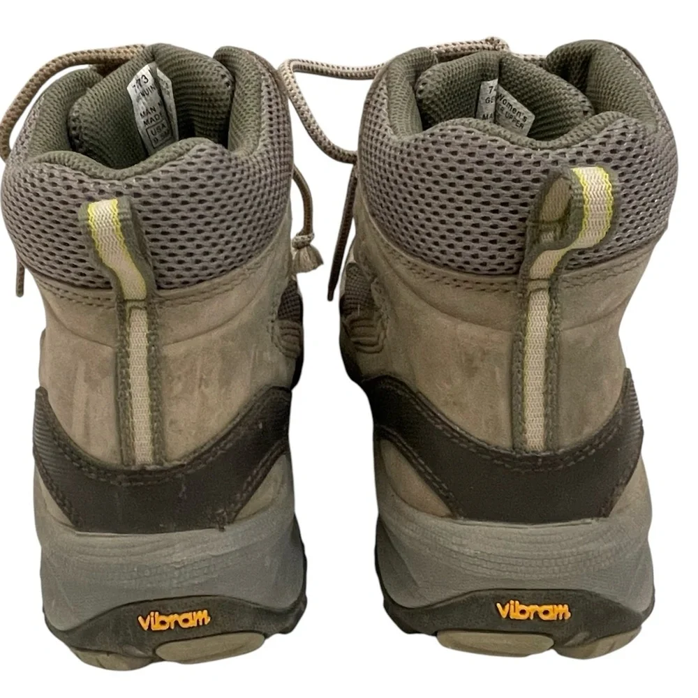 Vasque Vibram Tan and Gray Gore-Tex Hiking Boots - Picture 3 of 11